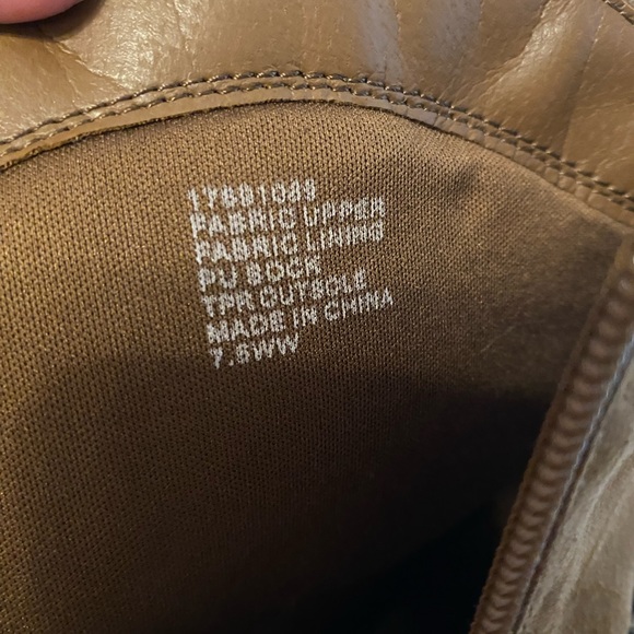 torrid Western Pull On Bootie Boots Cognac color size 7.5 WW - Picture 9 of 14